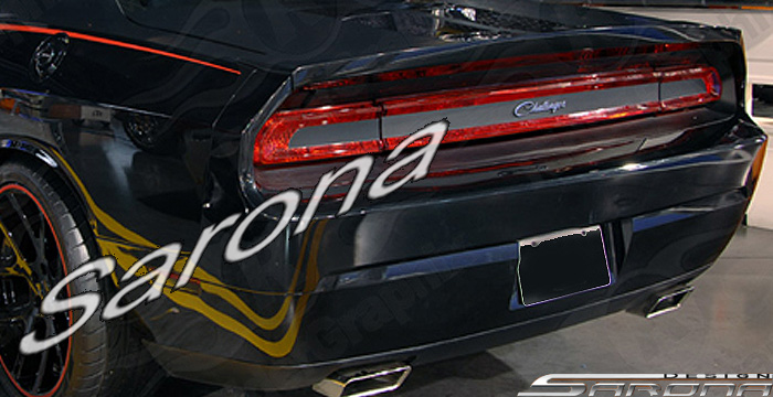 Custom Dodge Challenger Trunk Wing  Coupe (2008 - 2014) - $590.00 (Manufacturer Sarona, Part #DG-026-TW)